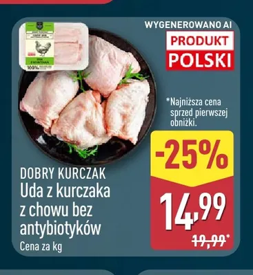 Uda z kurczaka z chowu bez antybiotyków Dobry Kurczak promocja w Aldi