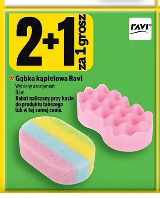 Gąbka kąpielowa Ravi promocja w TOPAZ