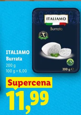 Ser burrata promocja w Lidl
