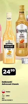 Likier Advocaat Classic promocja w Netto