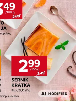 Sernik Kratka promocja w Stokrotka