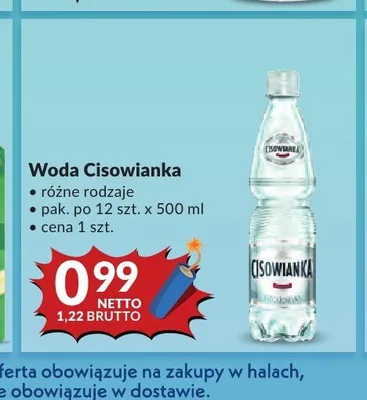 Woda Cisowianka promocja w Makro