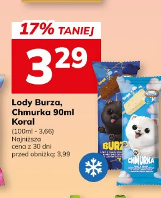 Lody Chmurka Koral promocja w Hitpol