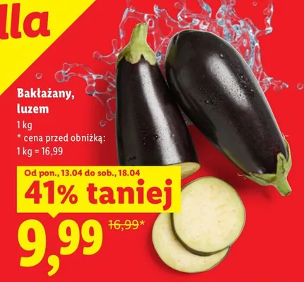 Bakłażany, luzem promocja w Lidl