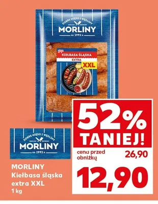 Kiełbasa śląska extra XXL Morliny promocja w Kaufland