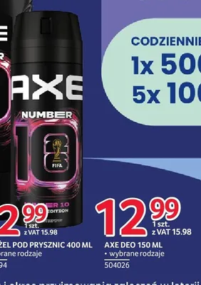 Dezodorant Axe Number 10 Limited Edition promocja w Selgros
