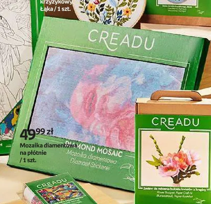Mozaika diamentowa na płótnie Creadu promocja w Empik