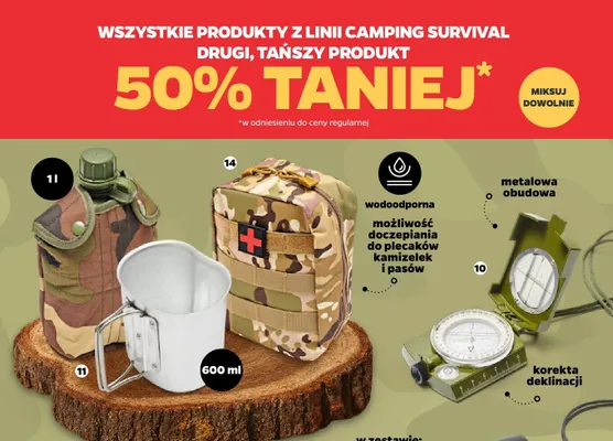 Kompas składany promocja w Netto