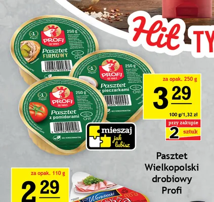 Pasztet Wielkopolski drobiowy firmowy Profi promocja w Gram Market