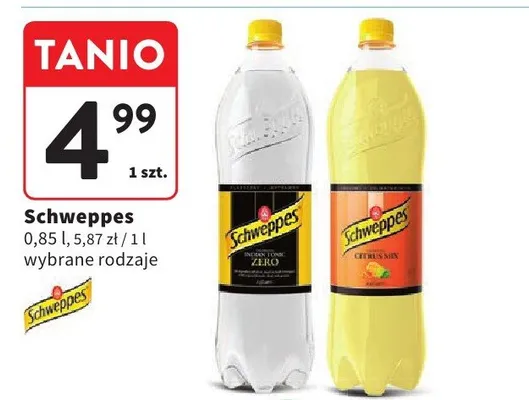 Napój gazowany wybrane rodzaje promocja w Intermarche