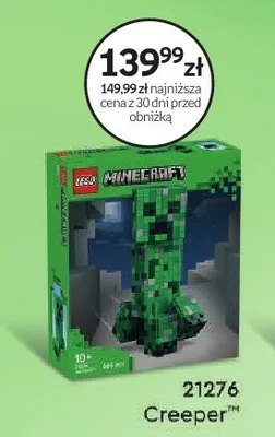 Klocki LEGO Minecraft 21276 Creeper promocja w Empik