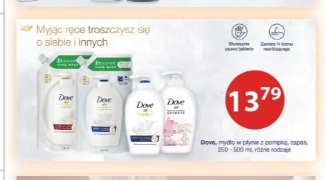 Mydło w płynie Dove promocja w Drogerie Laboo