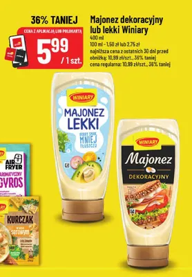 Majonez lekki Winiary promocja w POLOmarket