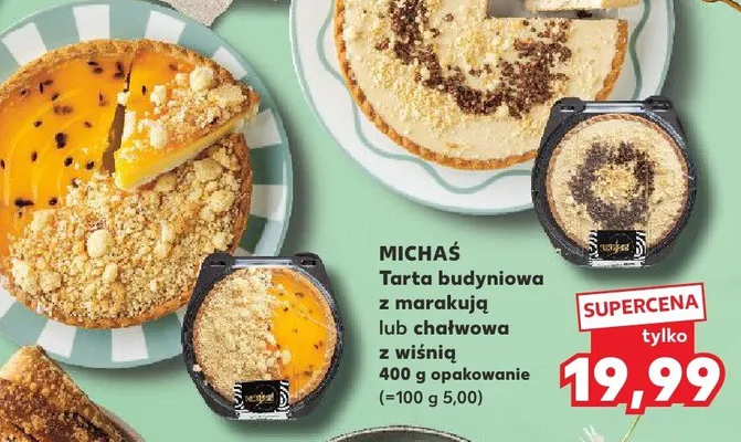 Tarta budyniowa z marakują  promocja w Kaufland