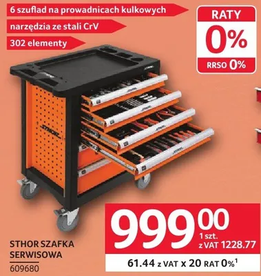 Szafka serwisowa Sthor 609860 promocja w Selgros