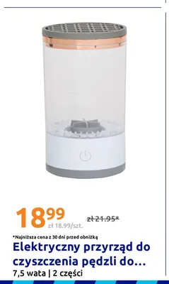 Elektryczny przyrząd do czyszczenia pędzli do makijażu 2 części promocja w Action