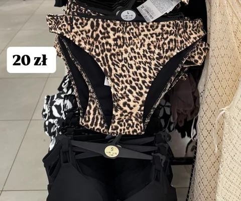Dół kostiumu kąpielowego, w panterkę promocja w Pepco