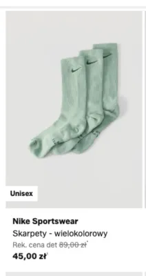 Skarpety Nike Sportswear wielokolorowy promocja w Lounge by Zalando