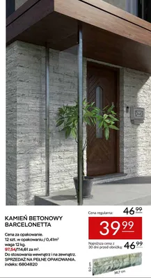 Kamień betonowy barcelonetta promocja w Abra Meble