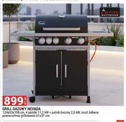 Grill gazowy Activa Mastercook Nevada promocja w Merkury Market