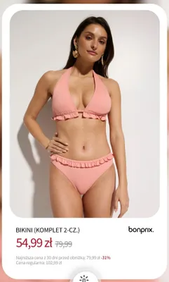 Bikini komplet 2-częściowy Bonprix promocja w bonprix
