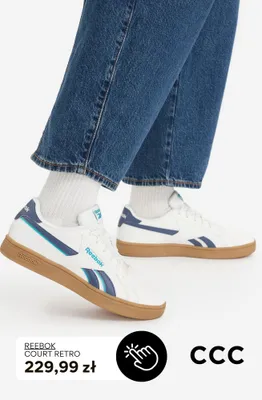 Buty sportowe Reebok Court Retro promocja w CCC
