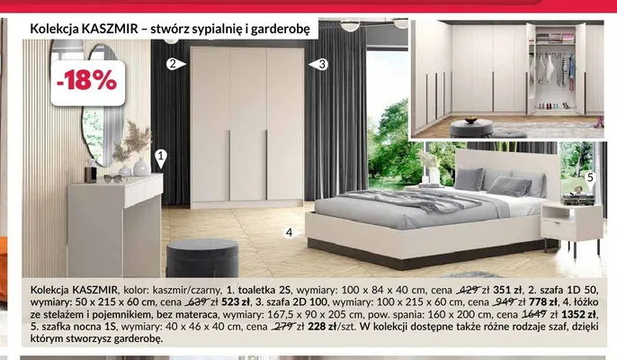 Szafa 1D 50 Kaszmir promocja w Salony Agata
