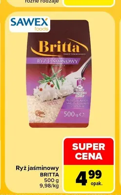 Ryż jaśminowy Britta promocja w Carrefour