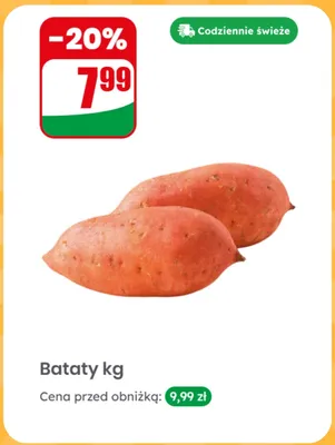Bataty promocja w Dino