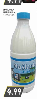 Maślanka naturalna OSM Śrem promocja w Słoneczko