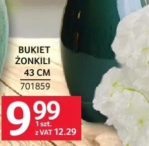 Bukiet żonkili 43 cm promocja w Selgros
