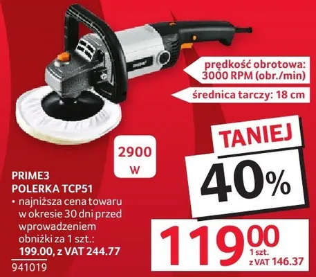 Polerka TCPS1 Prime3 promocja w Selgros