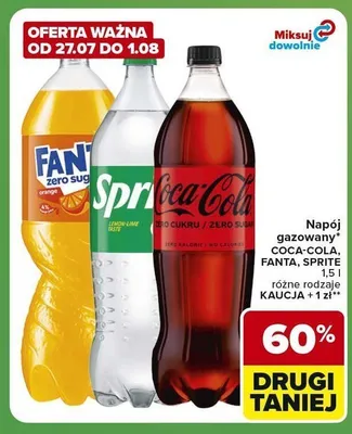 Napój gazowany Sprite promocja w Carrefour Express