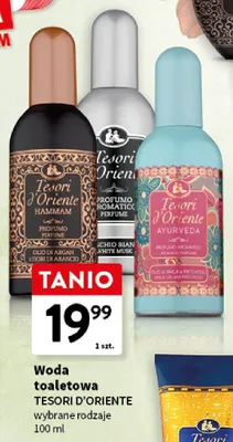 Woda toaletowa wybrane rodzaje Tesori D'Oriente promocja w Intermarche