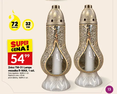 Znicz TM-31 Lampa mozaika R-MAX promocja w Twój Market
