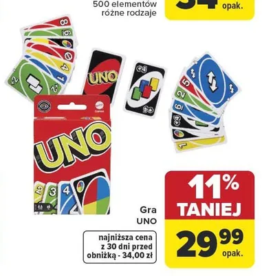 Gra UNO promocja w Carrefour