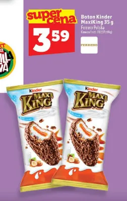 Baton Kinder MaxiKing promocja w TOPAZ