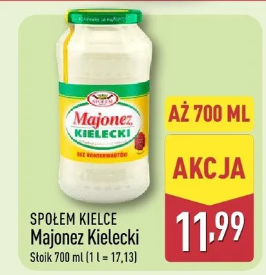Majonez kielecki promocja w Aldi