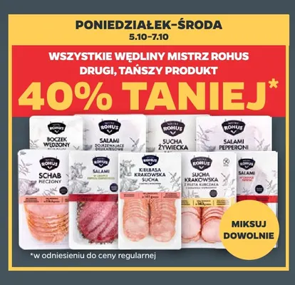 Wędliny Mistrz Rohus promocja w Netto