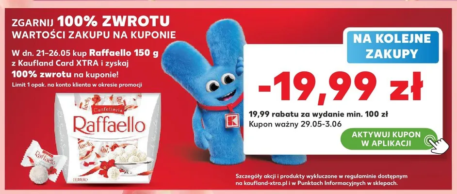 Praliny Raffaello promocja w Kaufland