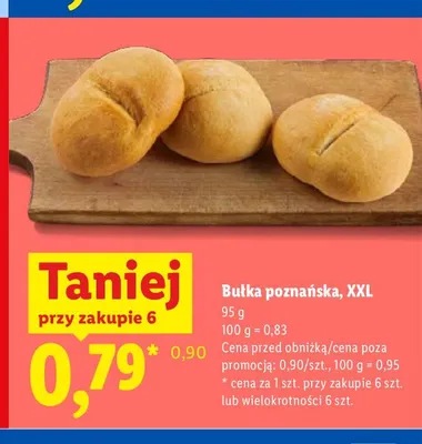 Bułka poznańska XXL promocja w Lidl