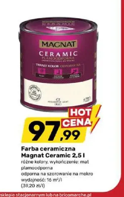 Farba ceramiczna Magnat Ceramic promocja w Bricomarche