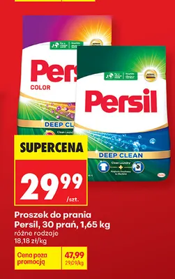 Proszek do prania Persil 30 prań promocja w Biedronka