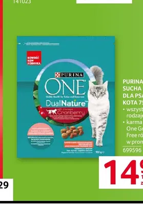 Sucha karma dla kota Purina One promocja w Selgros