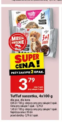 Karma dla kota TufTuf saszetka 4-pak promocja w Twój Market