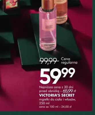 Mgiełka do ciała i włosów Bare Vanilla Victoria's Secret promocja w Super-Pharm