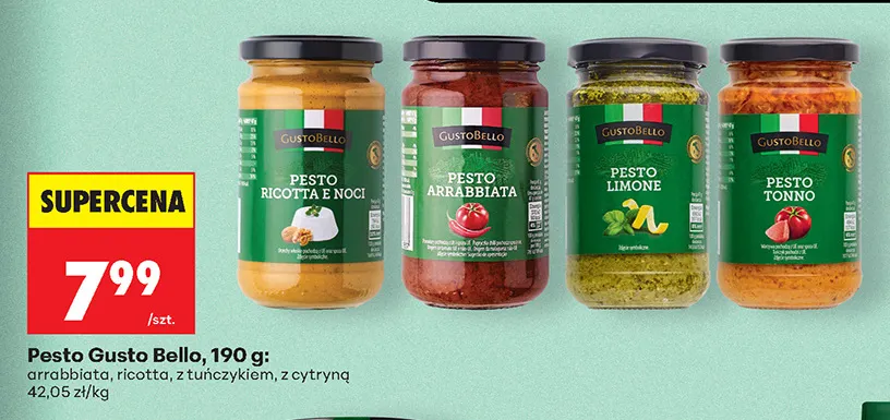 Pesto Gusto Bello z cytryną promocja w Biedronka