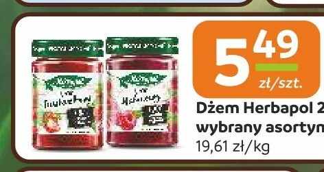 Dżem truskawkowy Herbapol promocja w Społem Częstochowa
