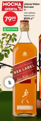Whisky Red Label promocja w Żabka