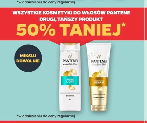 Kosmetyki do włosów Pantene promocja w Netto